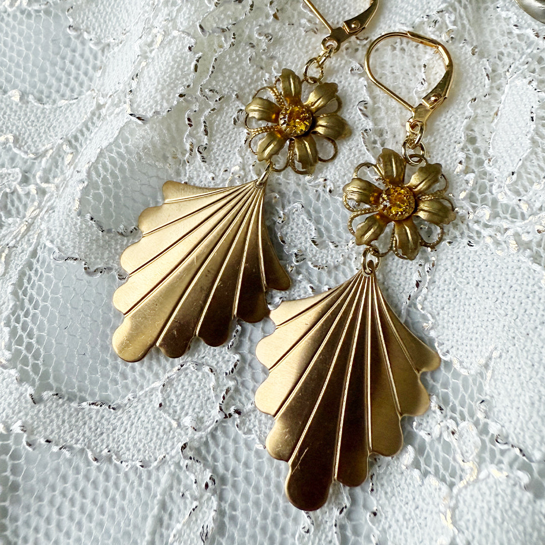 Amber Bloom Earrings