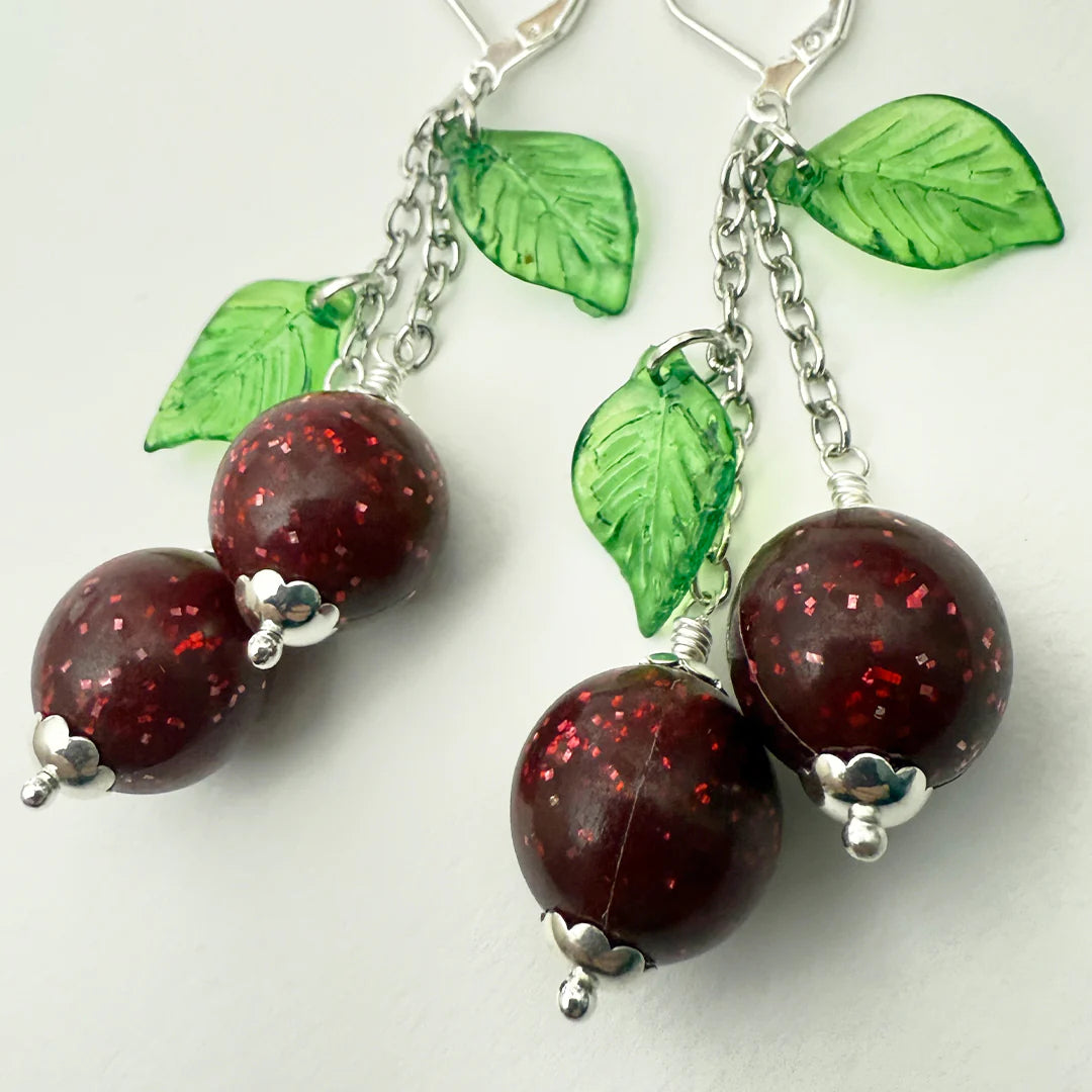 Cherry Bomb earrings