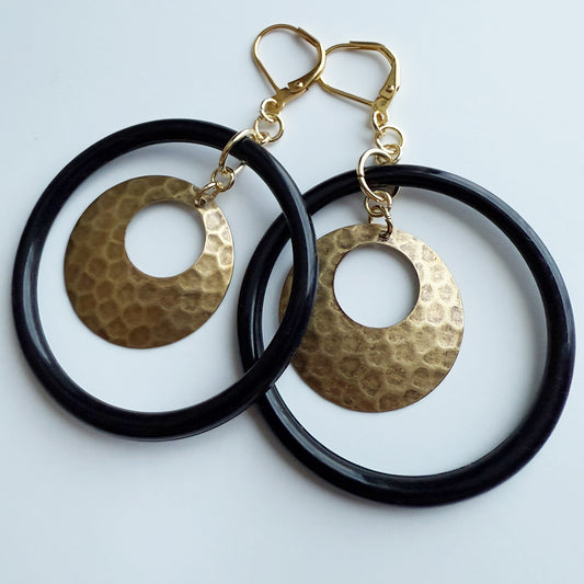 Leopard Lounge Hoop Earrings