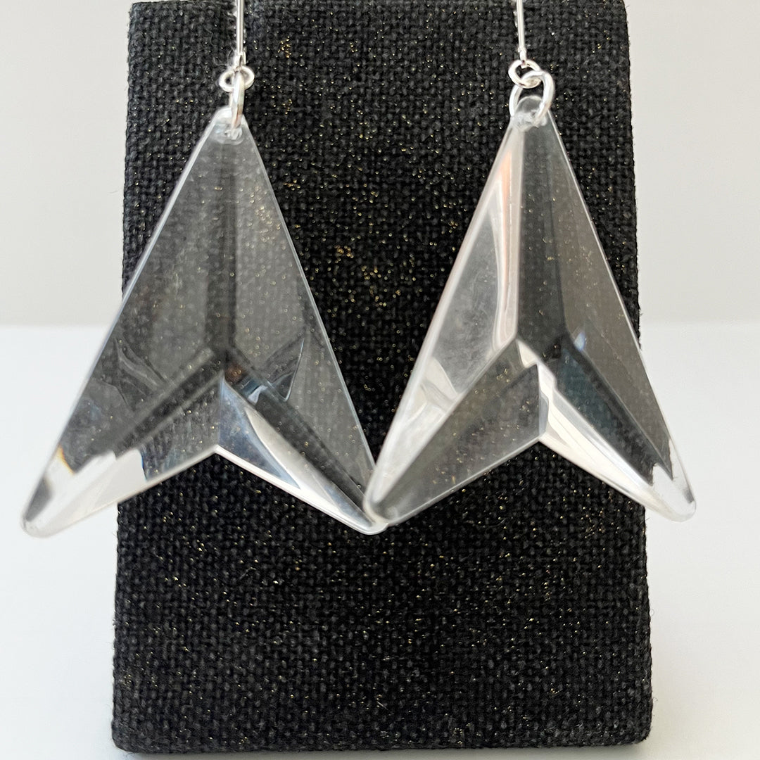 Retro Crystal Arrow Earrings