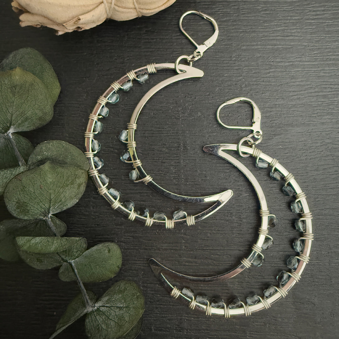 Silver Sage Crescent Moon