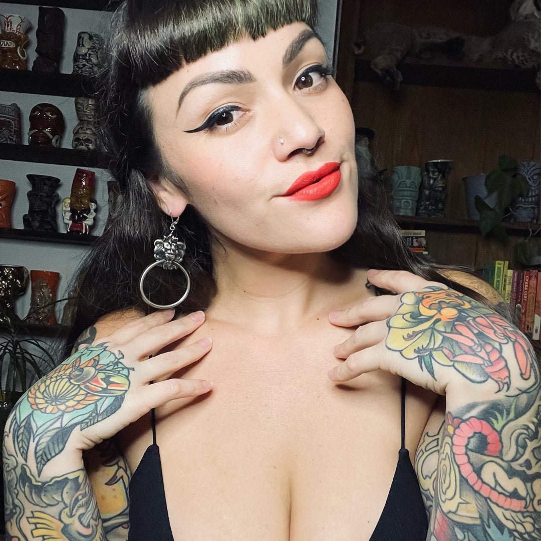 Door Knocker Hoop Earrings