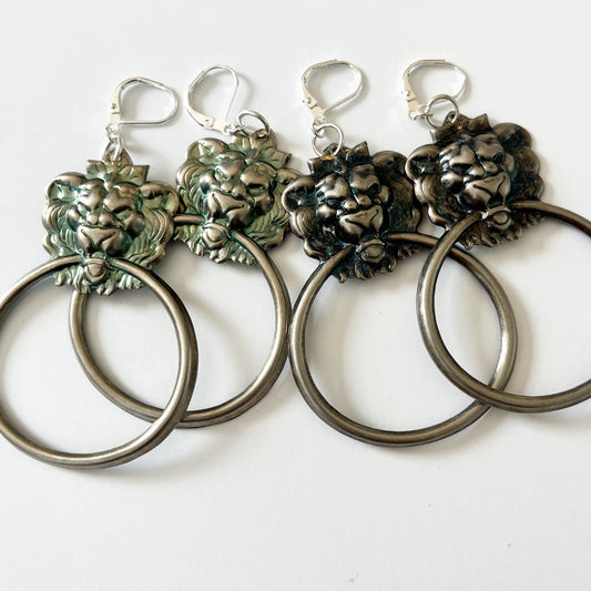 Door Knocker Hoop Earrings