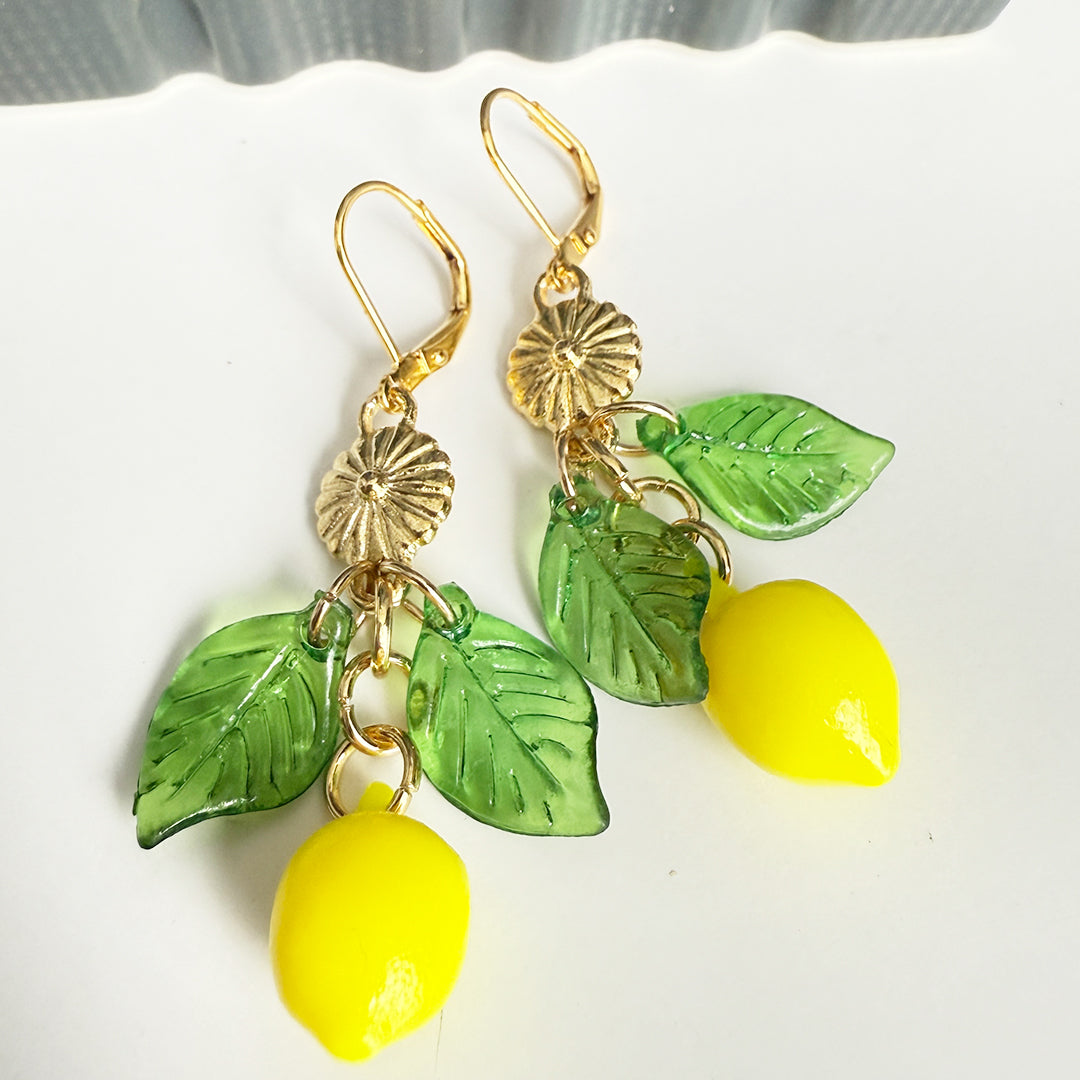 Lemon Drop Earrings – Designs By Ceci - Main Image