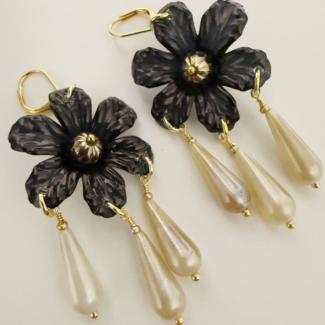 Midnight Bloom Earrings