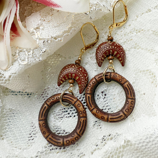 Moon Ritual Hoop Earrings