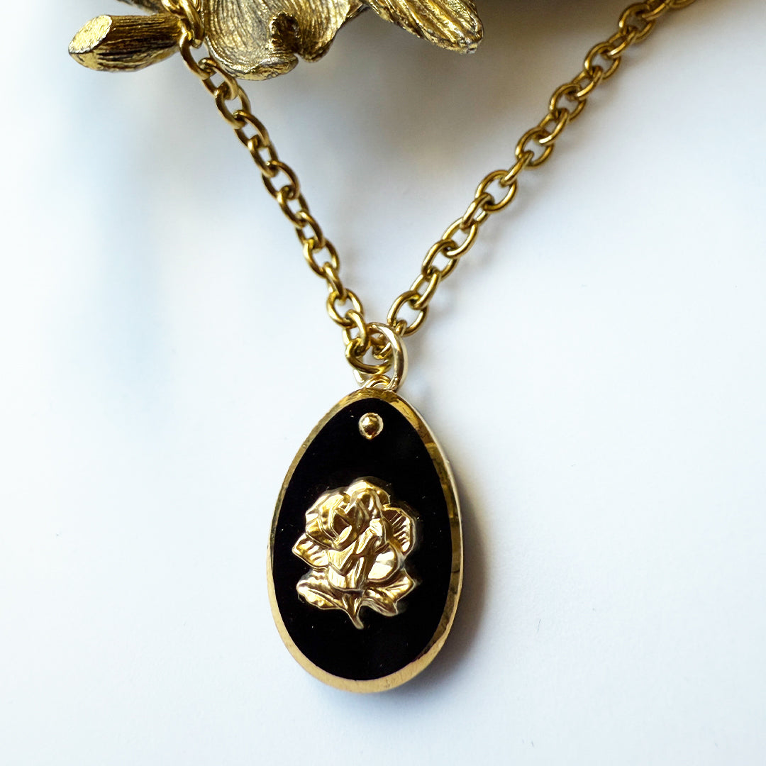 Midnight Rose Necklace