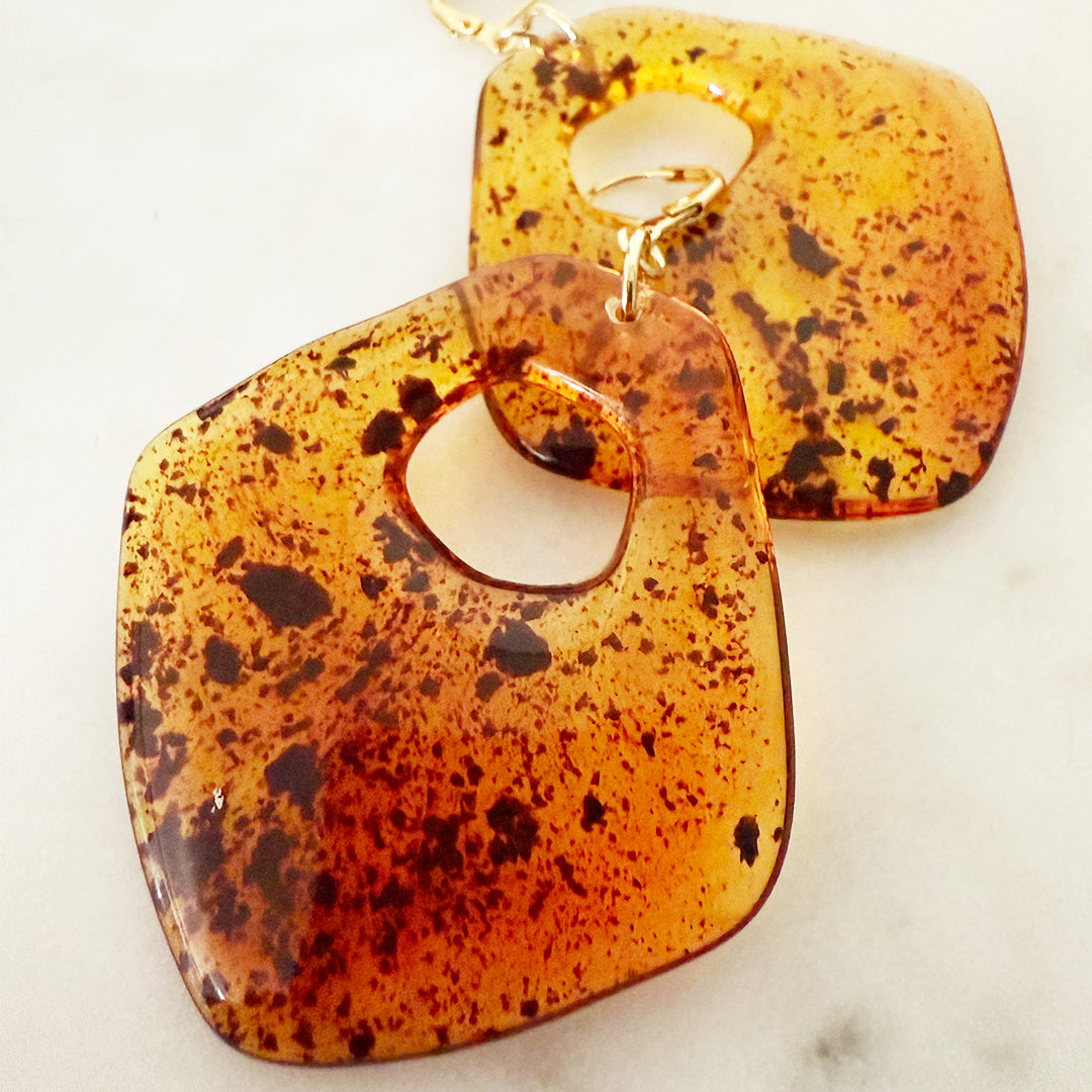 Amber Drift Earrings