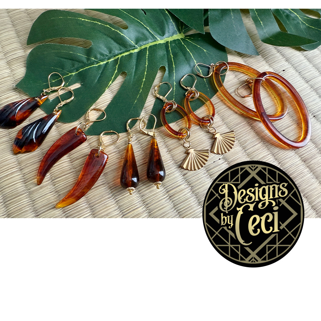 Molten Moana Drop Earrings