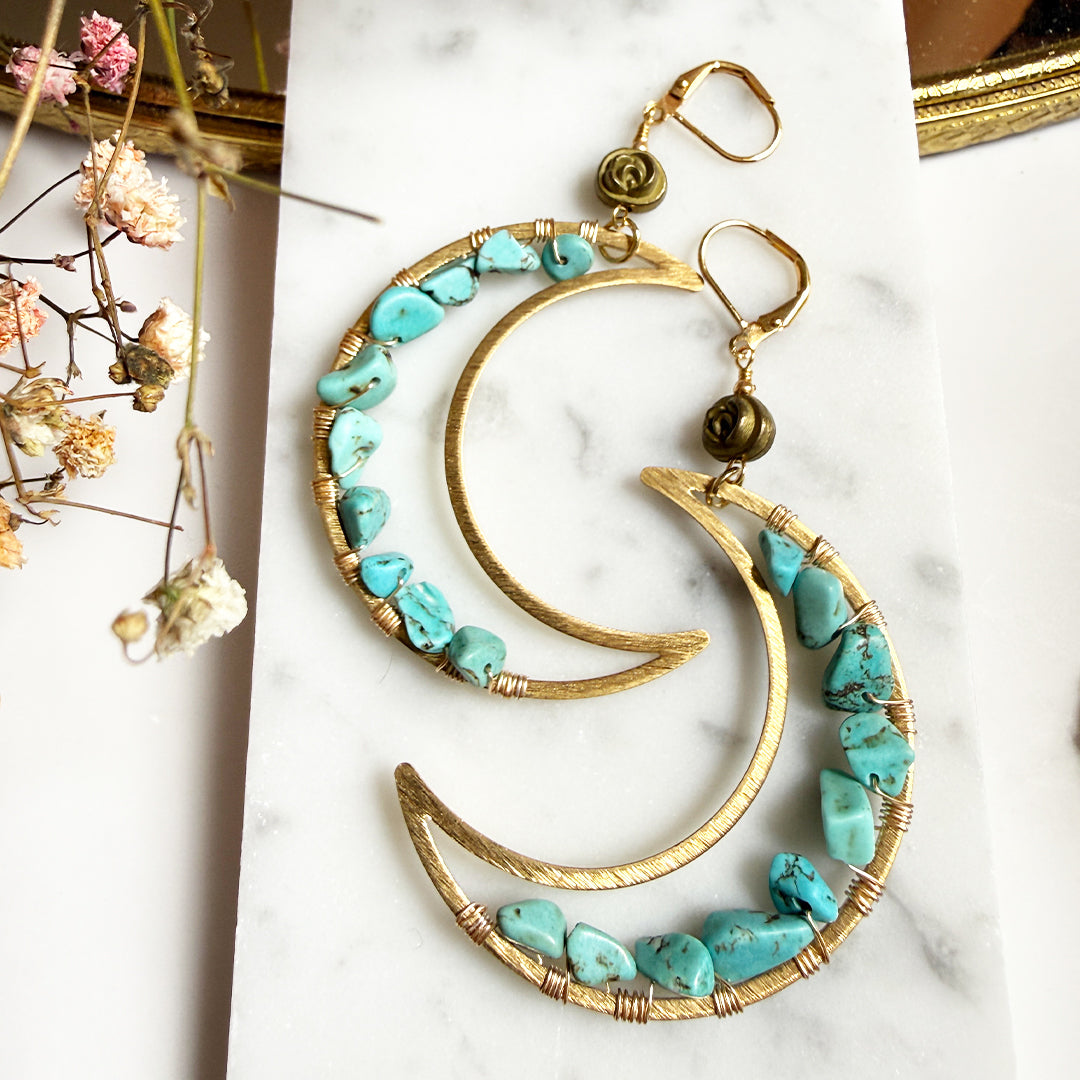 Desert Rose Crescent Moons