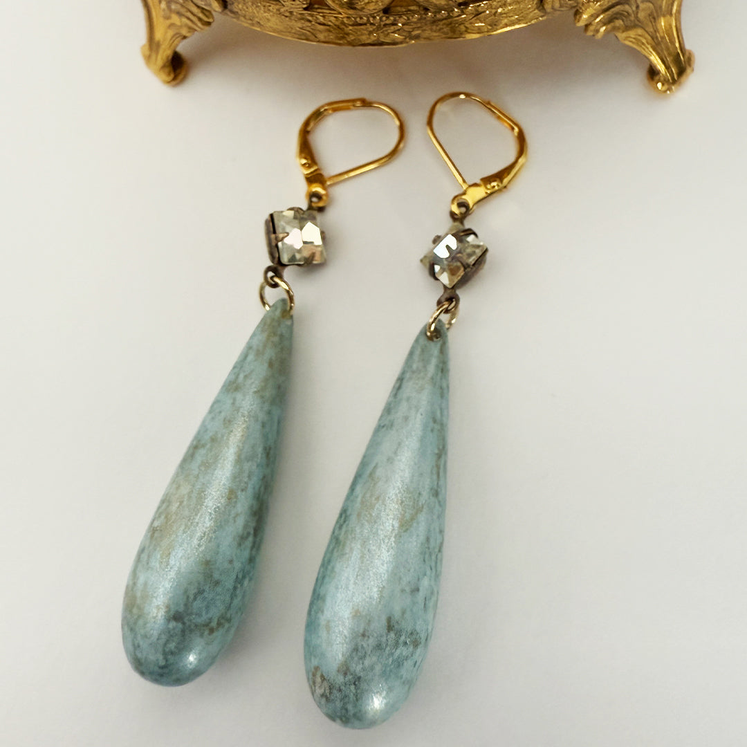 Turquoise Teardrop Earrings