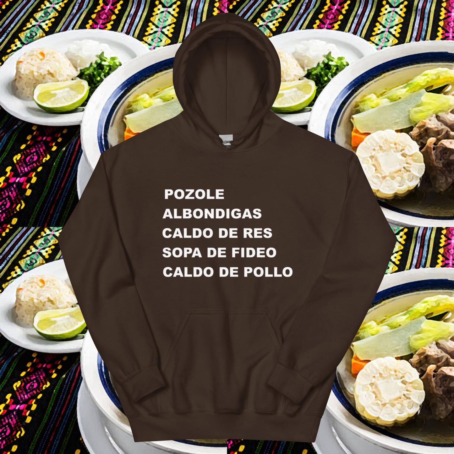Mexican-Soup Season Hoodie Sweatshirt