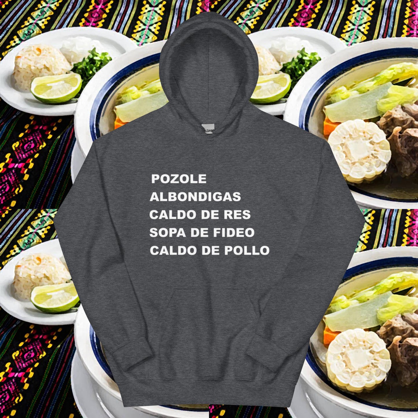 Mexican-Soup Season Hoodie Sweatshirt