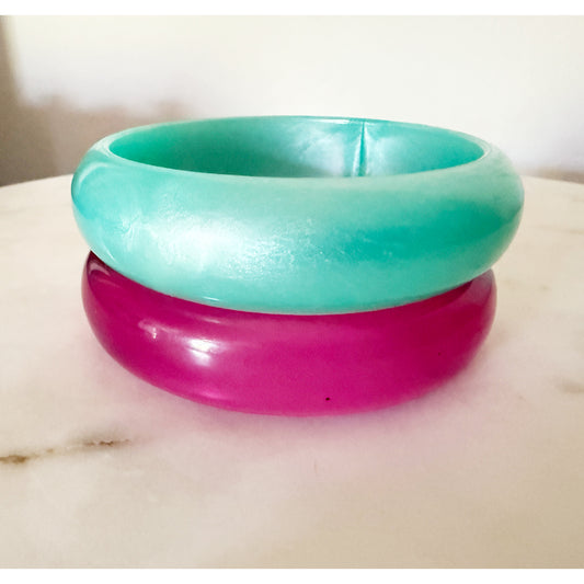 Vintage Bangles Teal