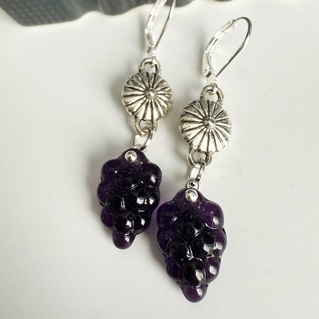 Grape Earrings