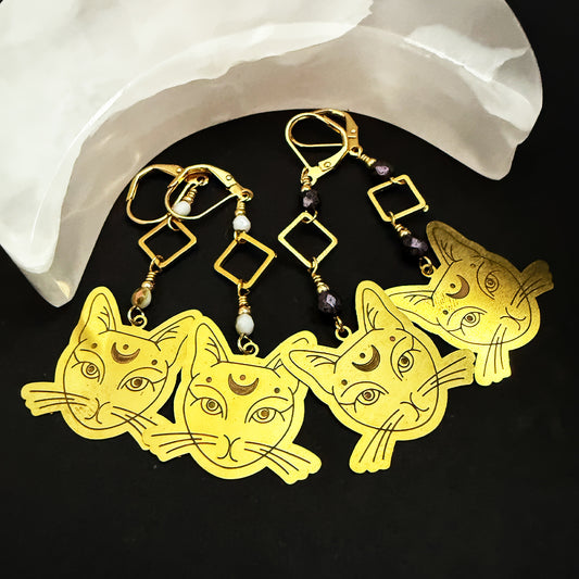 Lalu Cat Earring