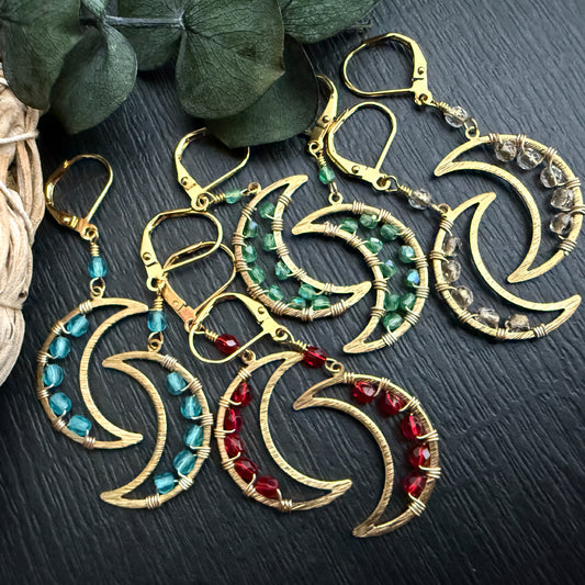 Minimalist Crescent Moons