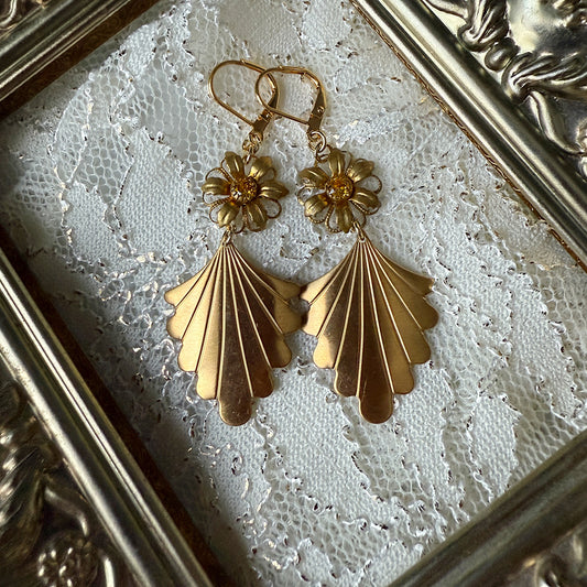 Amber Bloom Earrings
