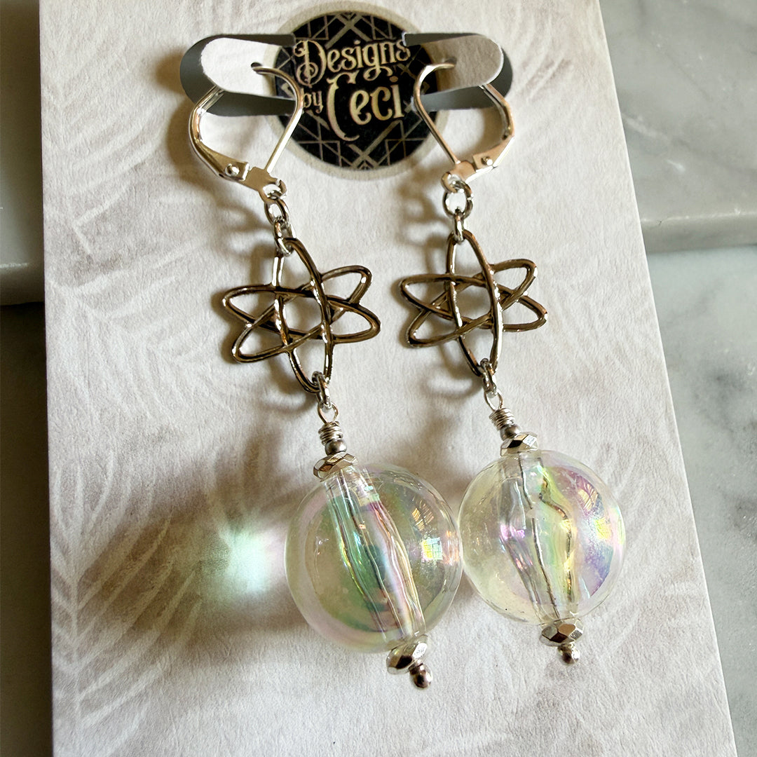 Atomic Bubble Drop Earrings