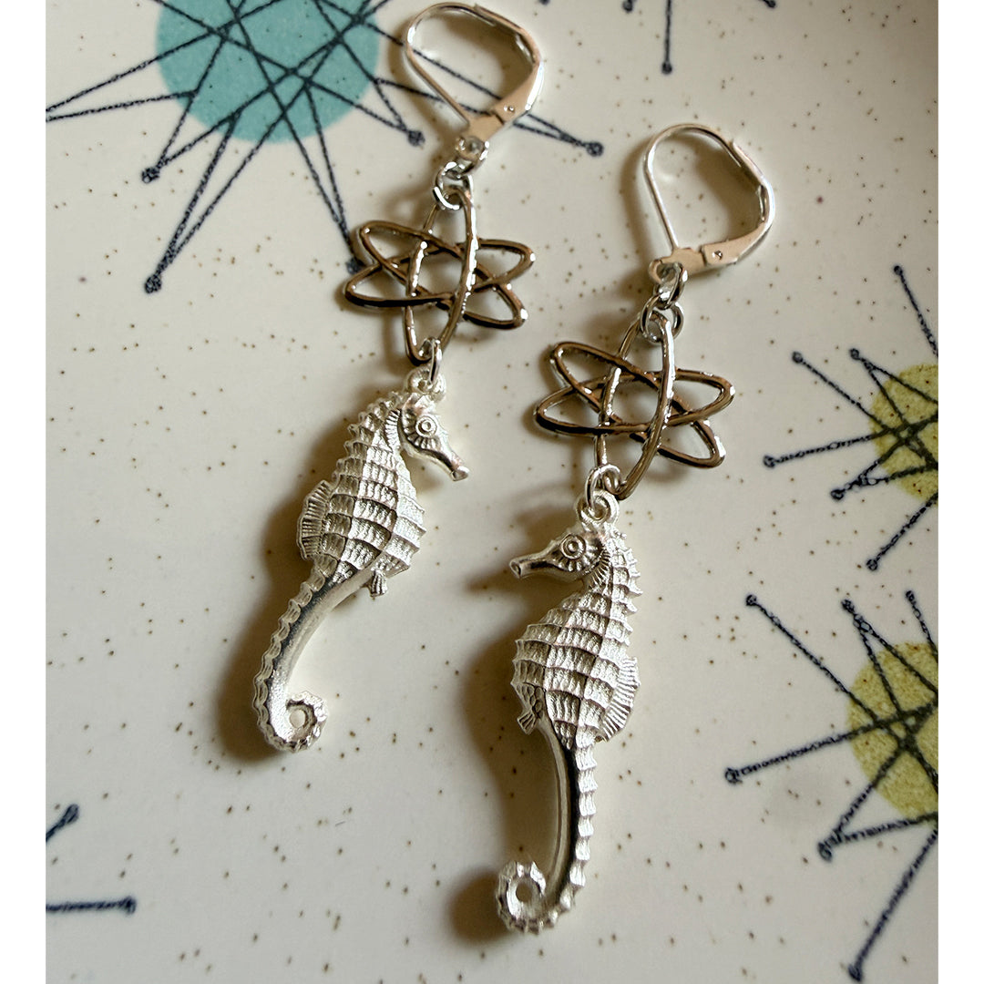 Atomic Seahorses Earrings