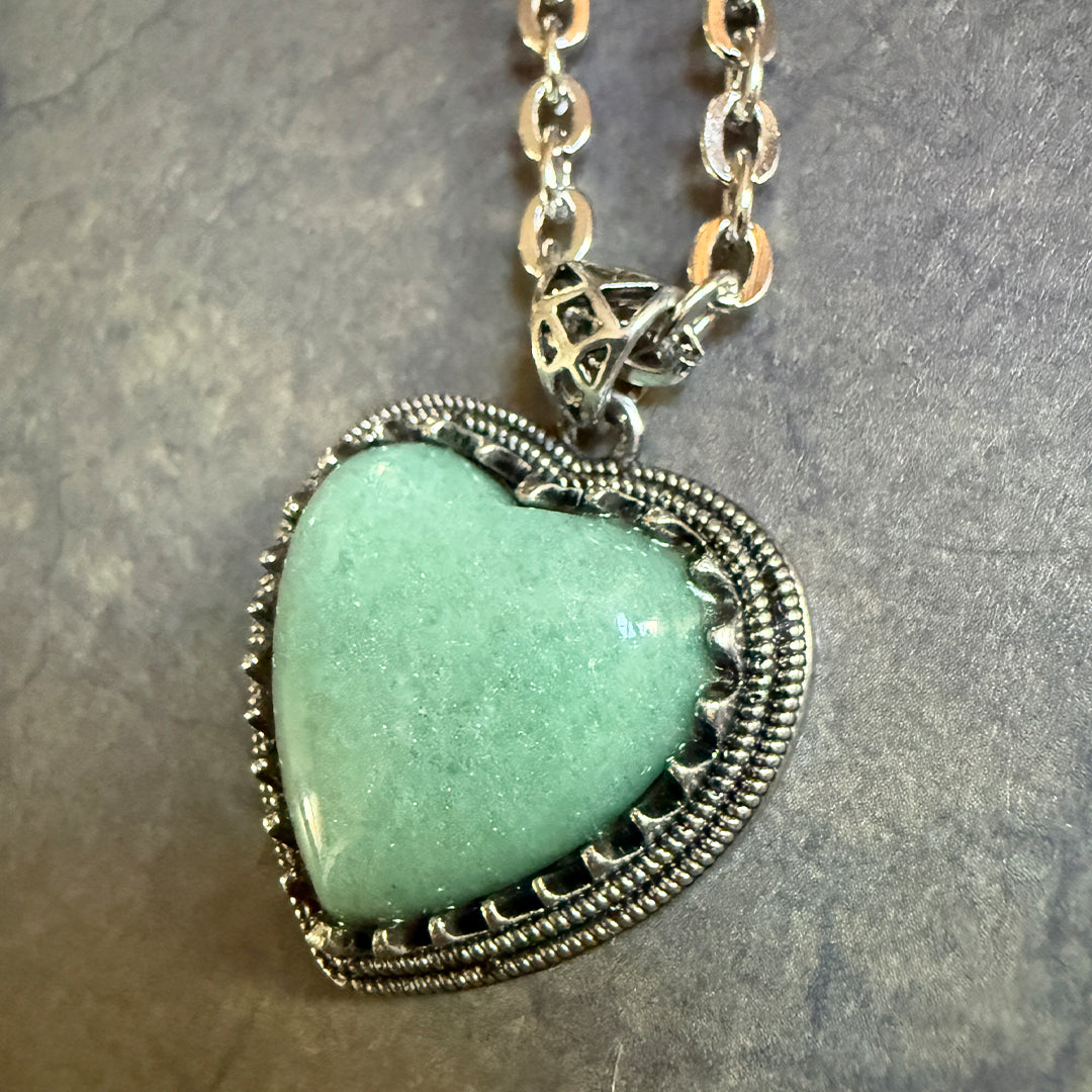 Stone Heart Necklace
