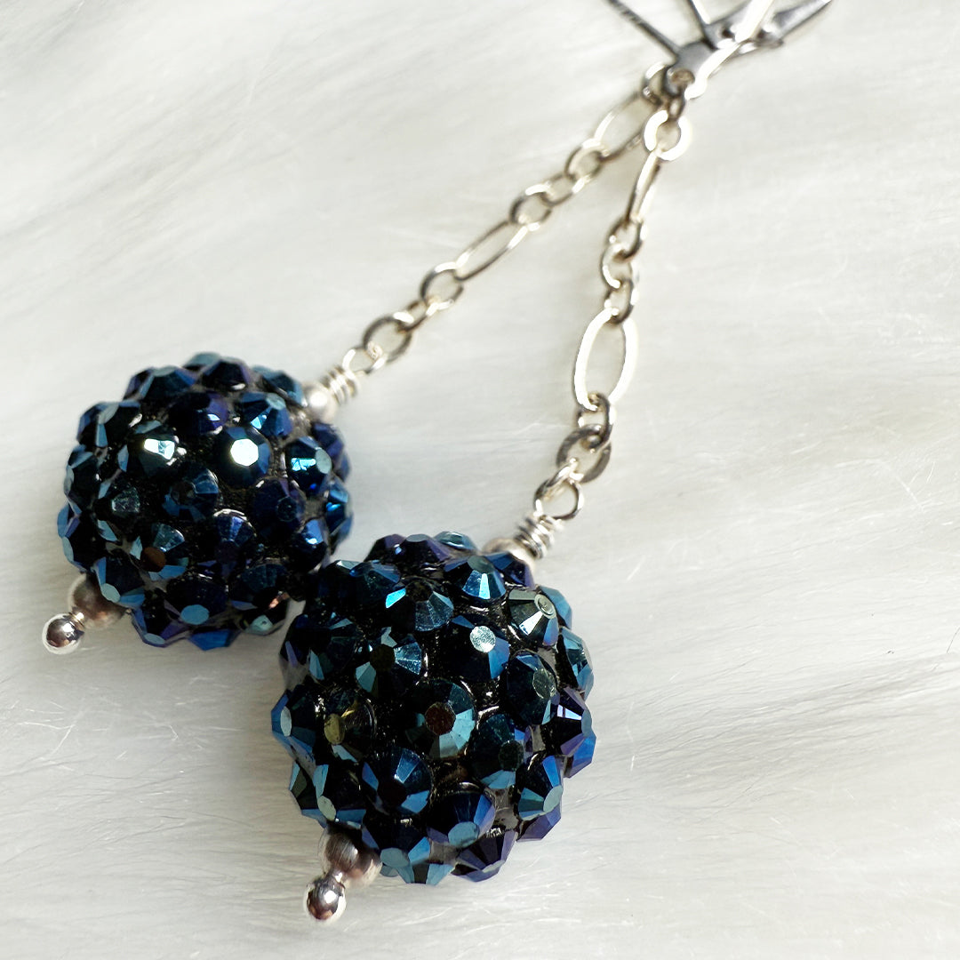Sparkle Sphere Drop earrings