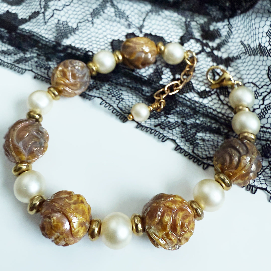 Rosebud Bracelet CHOCOLATE