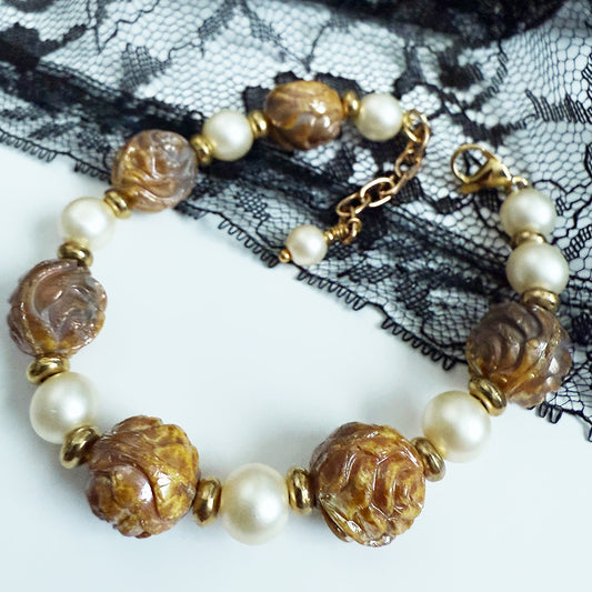 Rosebud Bracelet CHOCOLATE