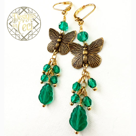 Emerald Fae Earrings