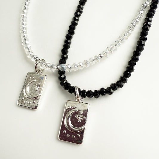 Crystal Bead Choker Necklaces