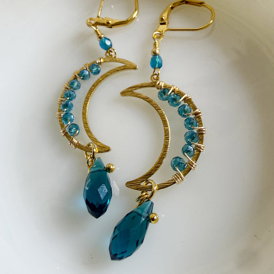 Moonlit Ocean Earrings