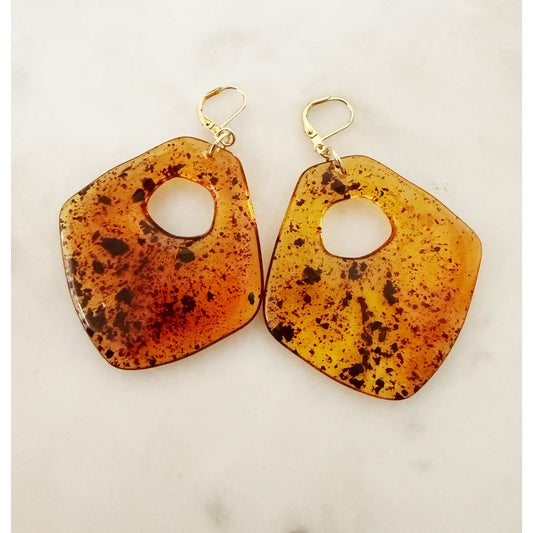 Amber Drift Earrings
