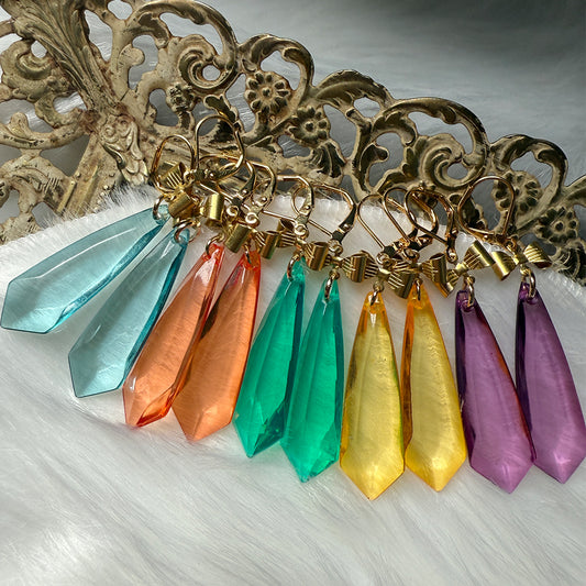 Merry Crystal Bow Drop Earrings