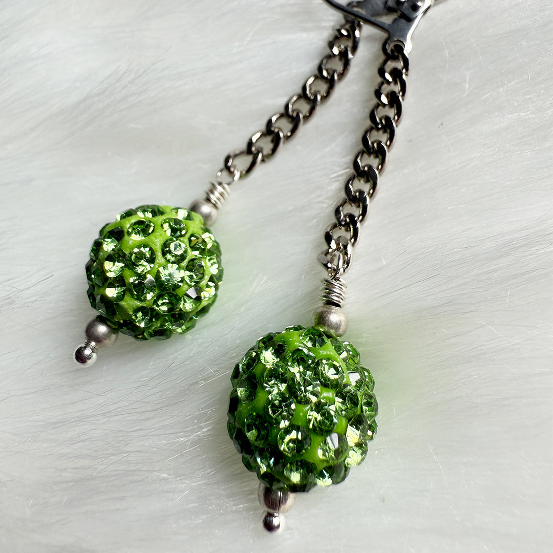 Sparkle Sphere Drop earrings
