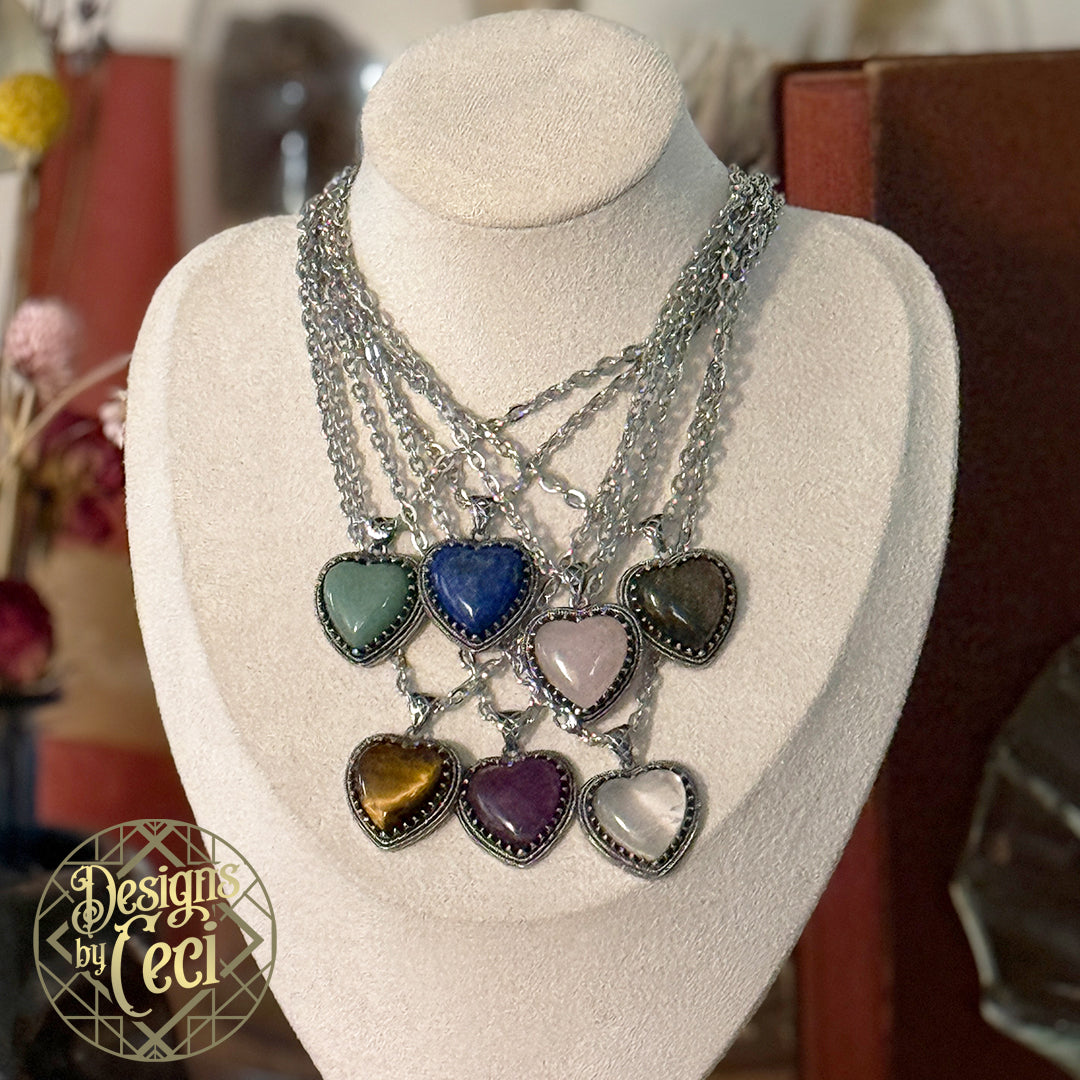 Stone Heart Necklace