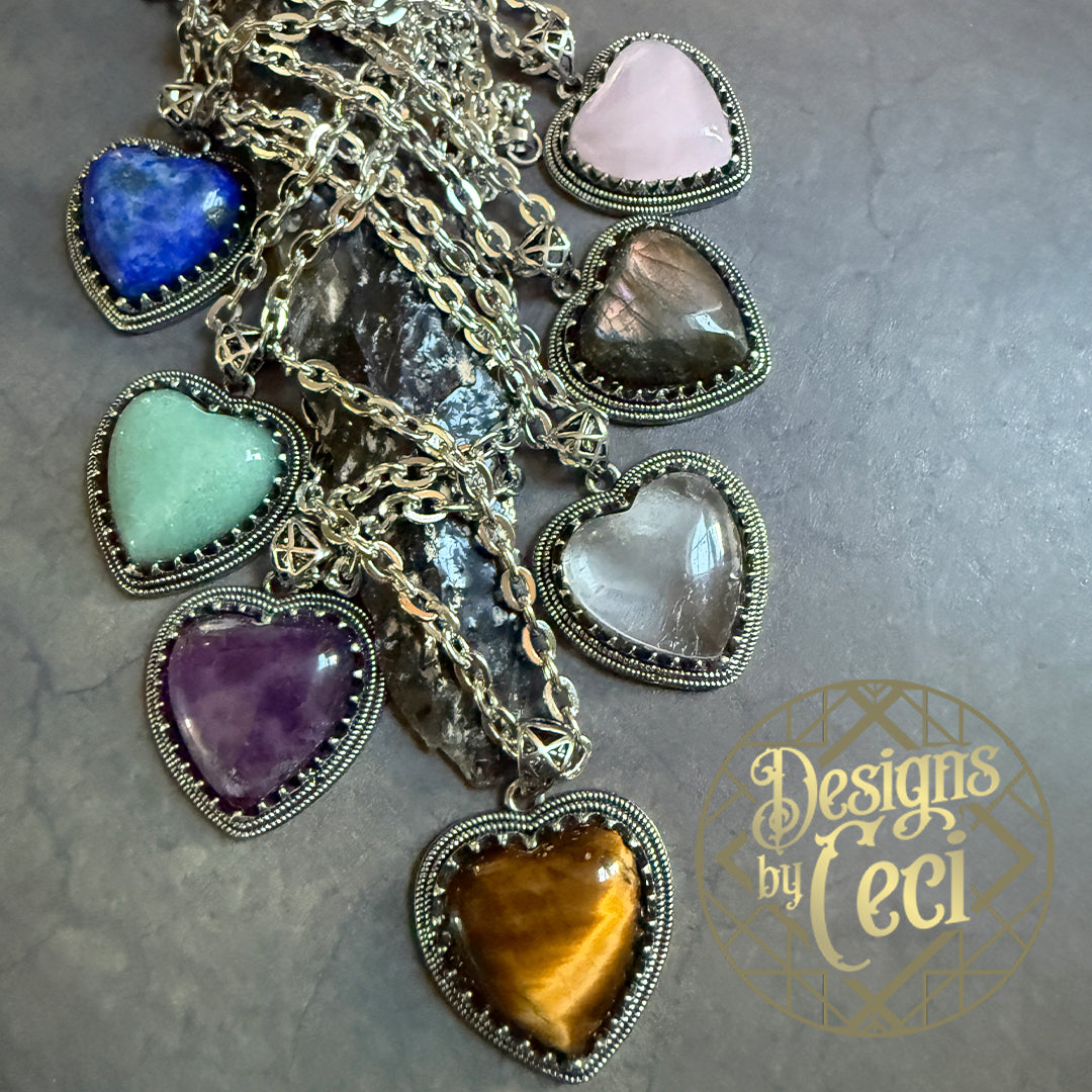 Stone Heart Necklace