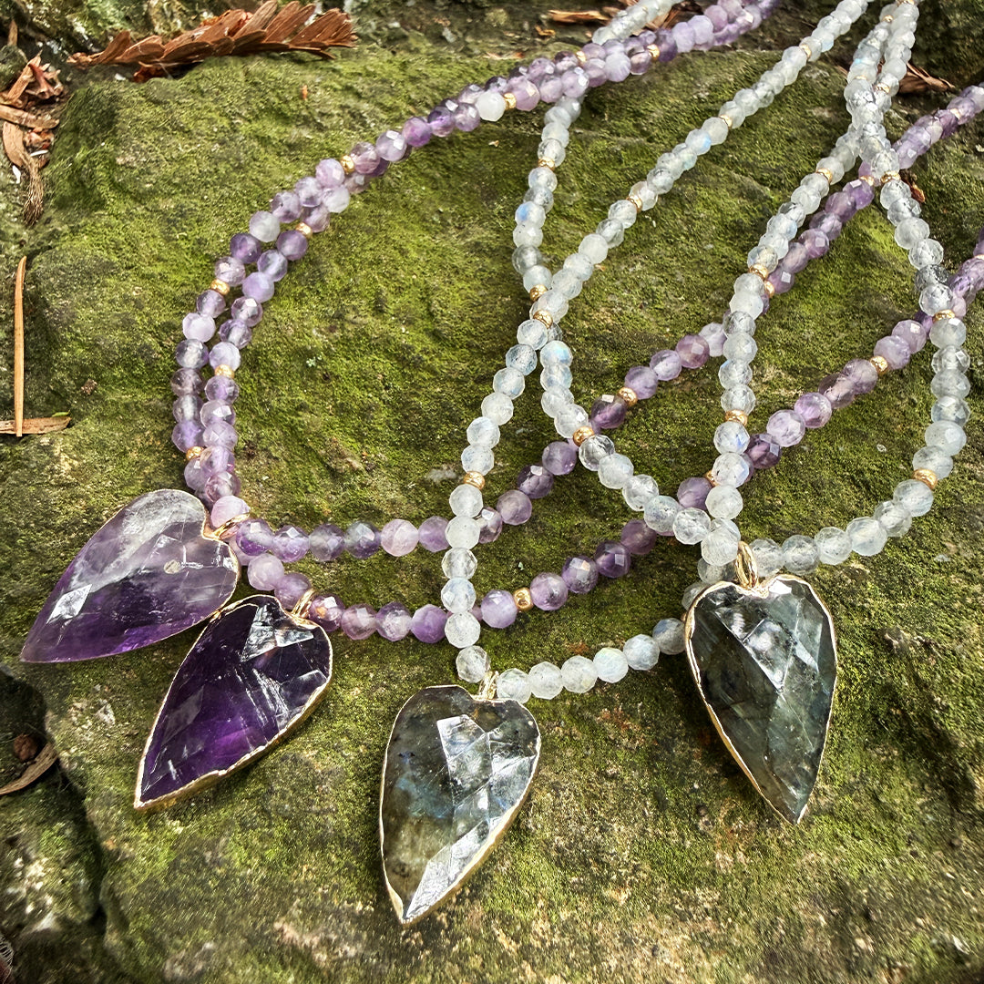Intuition Heart Necklaces