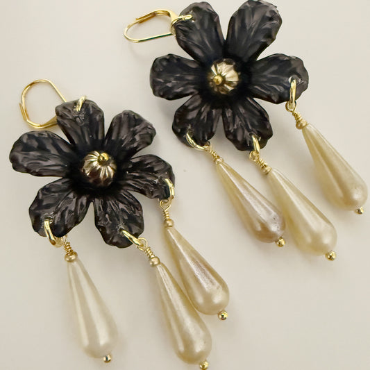 Midnight Bloom Earrings