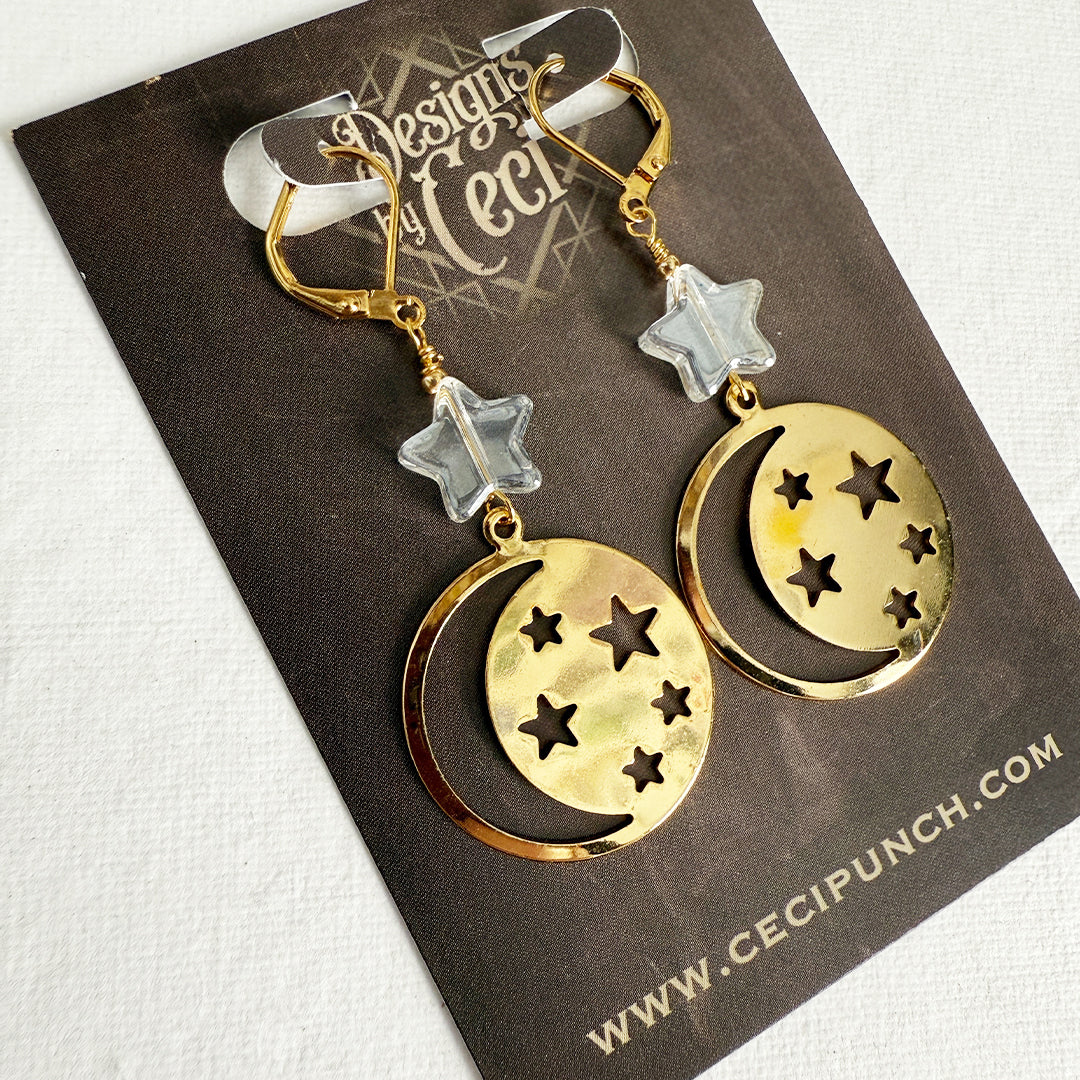 Moon Token Earrings