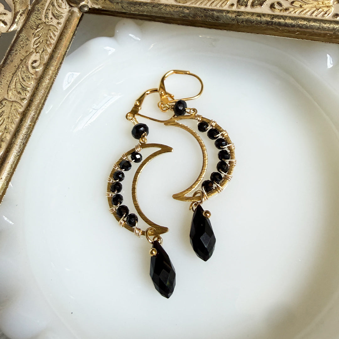 Moonlit Night Earrings