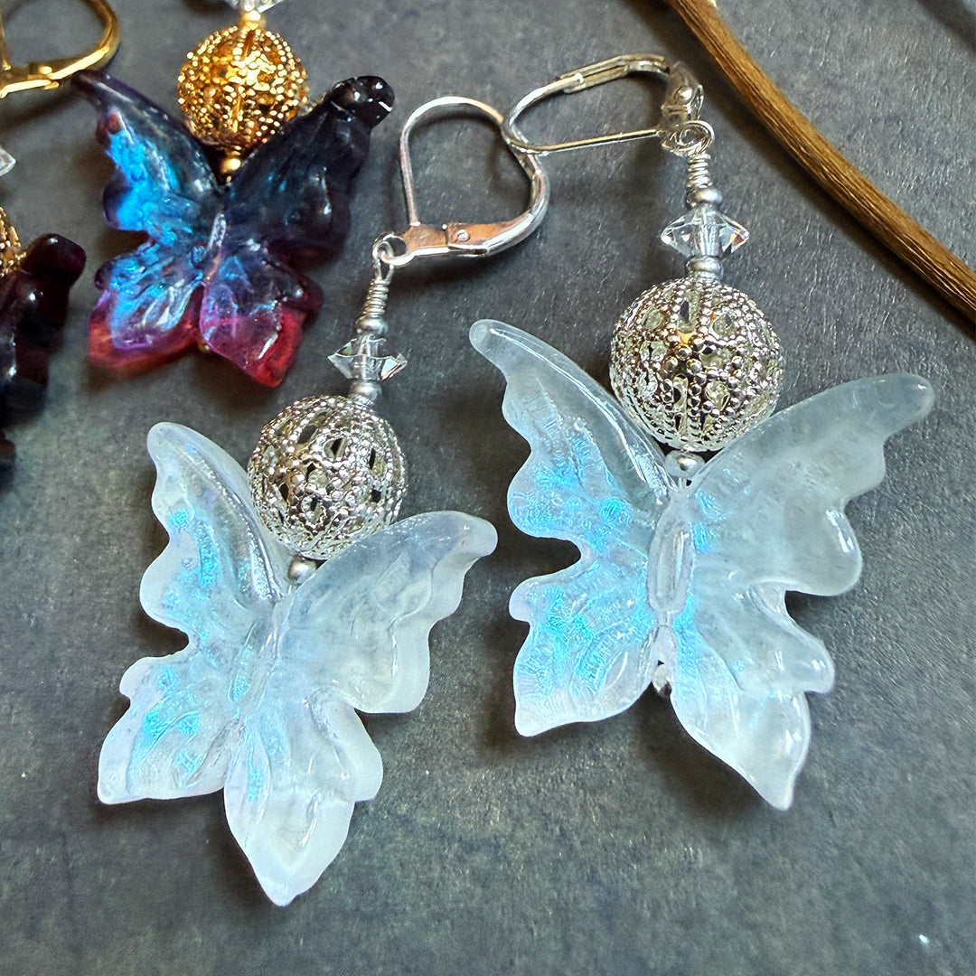 Moonlit Butterfly Earrings