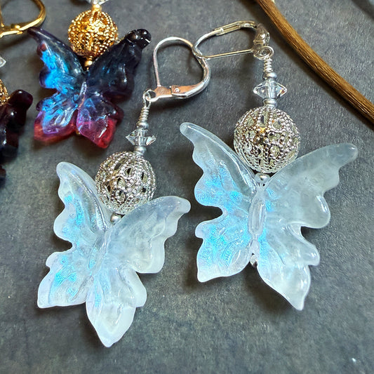 Moonlit Butterfly Earrings