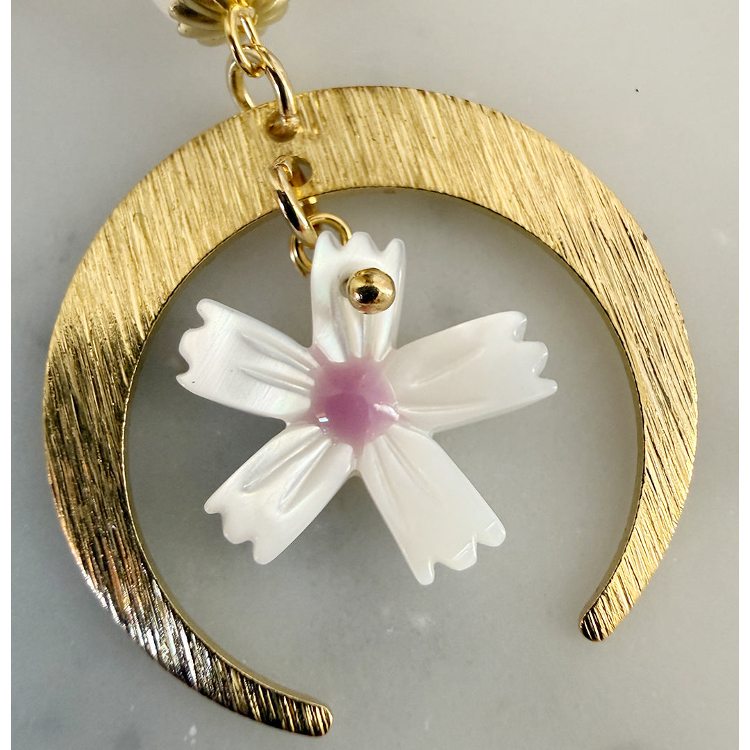 Flower Child Daisy Moon Earrings