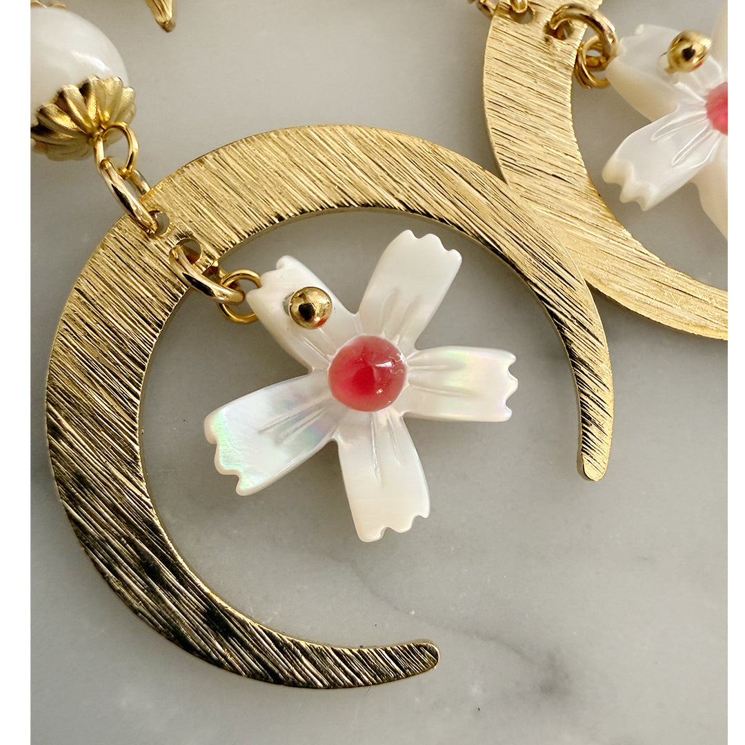Flower Child Daisy Moon Earrings