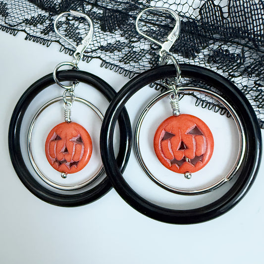 Jack-O-Hoop Earrings
