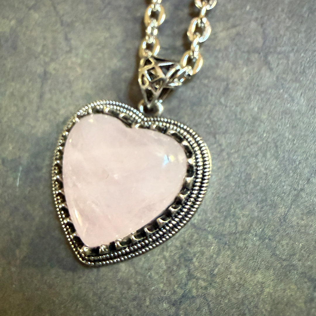 Stone Heart Necklace