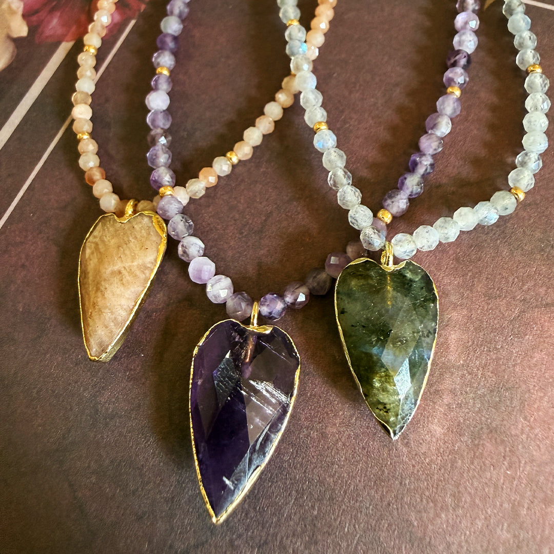 Intuition Heart Necklaces