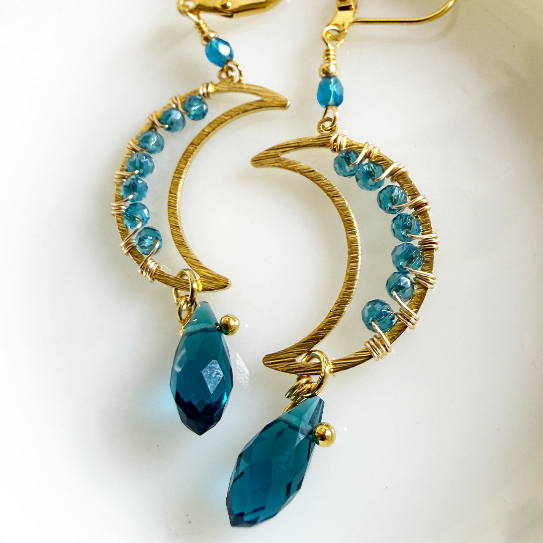 Moonlit Ocean Earrings