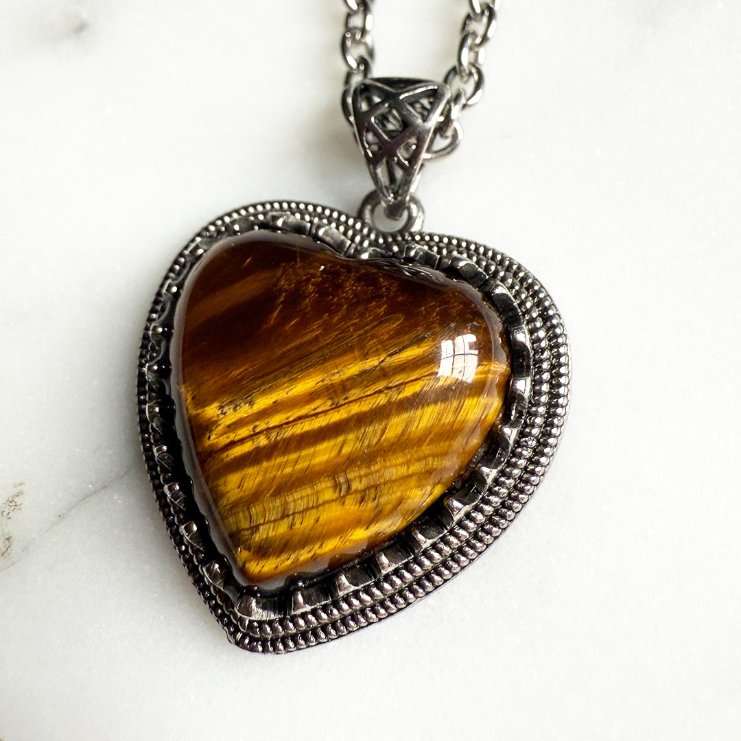 Stone Heart Necklace