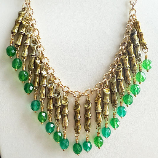 Tiki Goddess Necklace (Green)